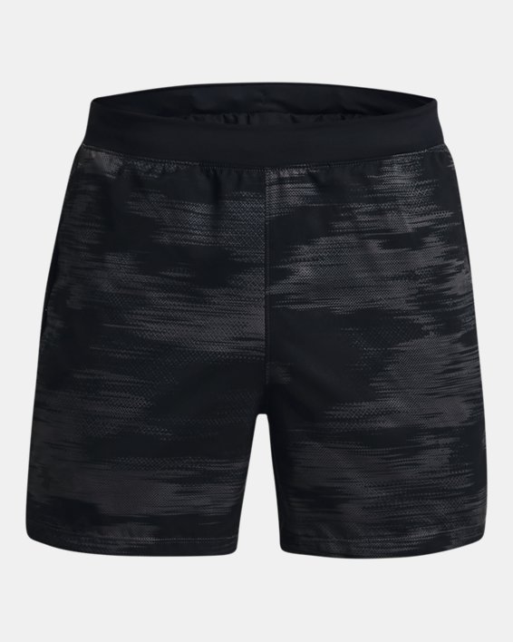 Men's UA Launch 5'' Printed Shorts, Gray, pdpMainDesktop image number 6